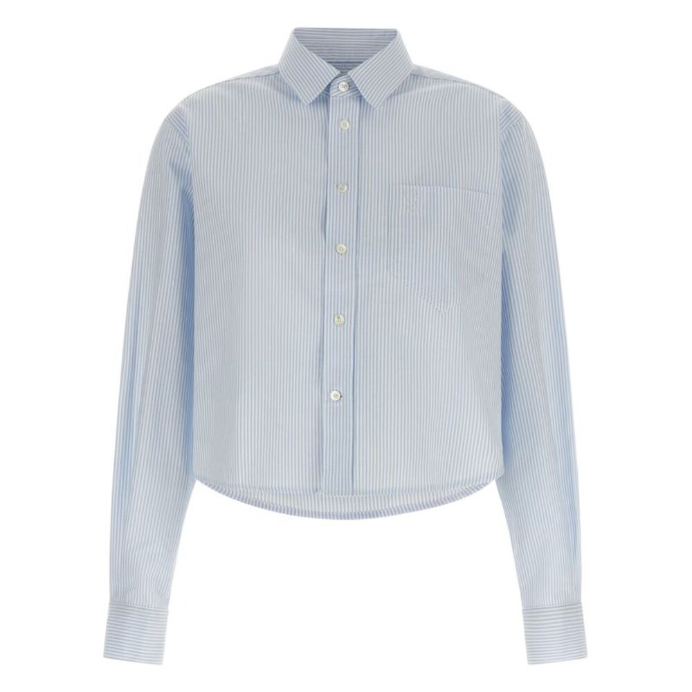 Ami Paris Women 'Ami De Coeur' Cropped Shirt